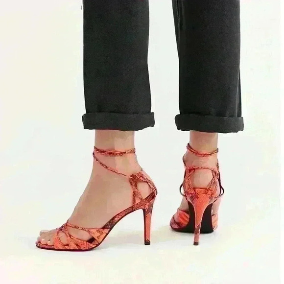 Free People Electric Feels Heels Sold Out sz 7 - Picture 1 of 4